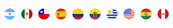 Podes inscribirte desde toda latinoamérica